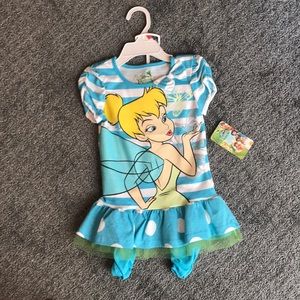 Size 4 Disney Fairies Tinkerbell 2 piece
